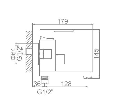 Смеситель для ванны Santep 486B-2 черный матовый 486B-2 фото