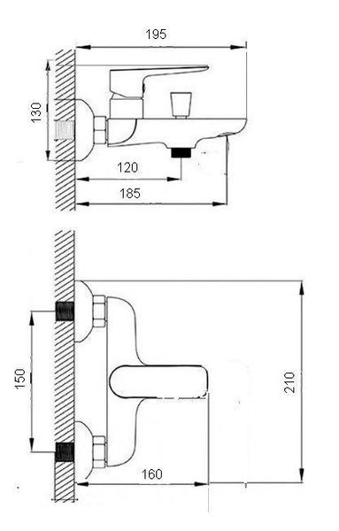 Набор смесителей Globus Lux Solly GLSO-123, комплект 3 в 1 SOLLY-GLSO-123 SET фото