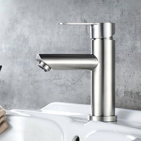 Змішувач для умивальника з нержавіючої сталі sus304 Santep 713 713 фото