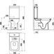 Унитаз-компакт с сиденьем Soft-close Palace Wendy (098) белый 2039276716 фото 4
