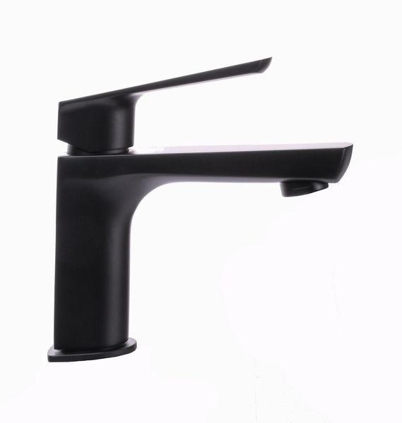 Смеситель для умывальника Topaz Lexi TL 21201-H57-BL черный матовый TOPAZ LEXI TL21201-H57-BL фото
