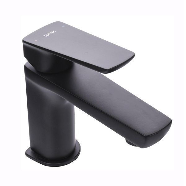 Смеситель для умывальника Topaz Lexi TL 21201-H57-BL черный матовый TOPAZ LEXI TL21201-H57-BL фото